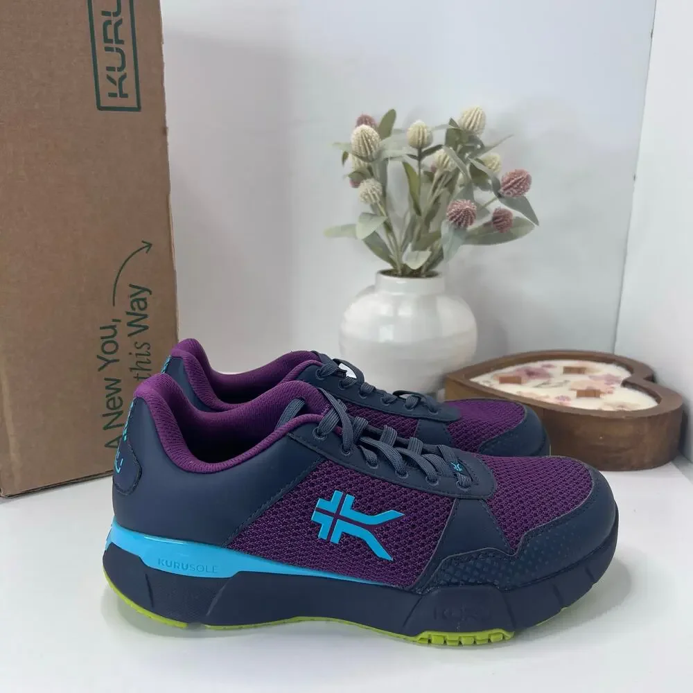 Kuru Quantum 2.0 Walking Comfort Sneaker Electirc Grape Blue Women 10.5M NWB